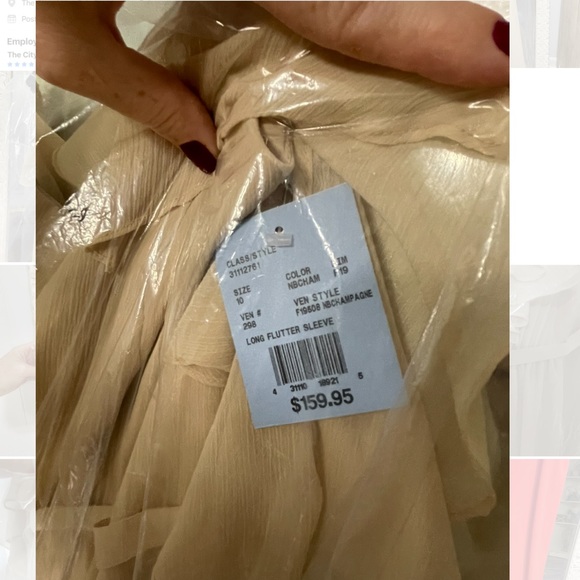 Bridesmaid dress, color Champage, brand new - Picture 7 of 10